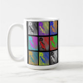 直立した低音およびスクロールマグの低音 マグカップ (左)