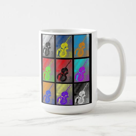 直立した低音およびスクロールマグの低音 マグカップ (右)