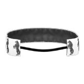 直立した馬のアスレティックヘッドバンド – 色を選択 アスレチックヘッドバンド (裏面)