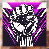 直立拳漫画範囲窓の固定 ウィンドウサイン (シート2)