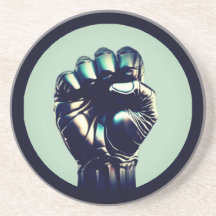 直立拳2aサークルストーンコースター