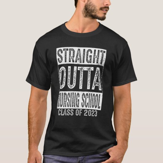直立看護学校卒業2023年 Tシャツ (正面)