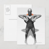 直立行エクササイズ2 ポストカード (正面/裏面)