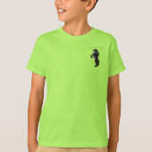 直立馬Tシャツカスタム文字 Tシャツ (正面)