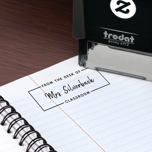 直筆サインの机から セルフインキングスタンプ