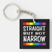 直線だが狭いキーチェーン キーホルダー (正面)