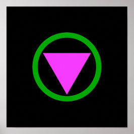 直線の同盟記号 ポスター