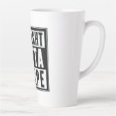 直線アウトタ形状 カフェラテマグ (右)