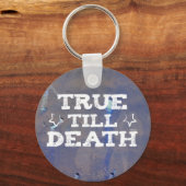 直線エッジ キーホルダー (正面)