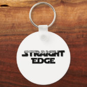 直線エッジ キーホルダー (正面)