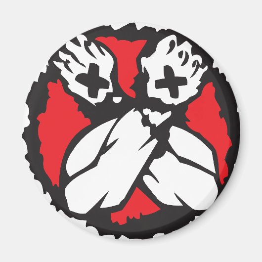 直線エッジ(D) マグネット (正面)