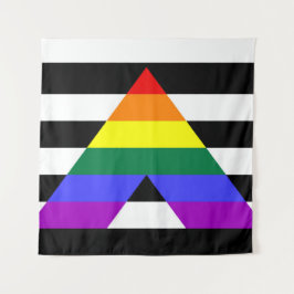 直線同盟国の国旗 タペストリー
