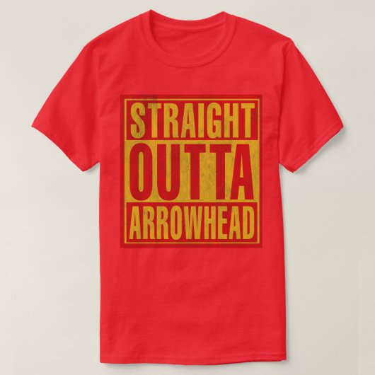 直線外側矢印 Tシャツ (デザイン正面)
