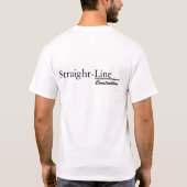 直線的建築 Tシャツ (裏面)