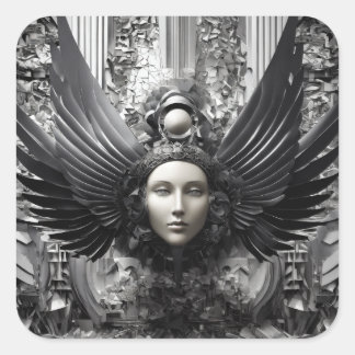 直線顔 スクエアシール