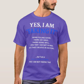 直腸がん認識度このファムでごまかしてる Tシャツ