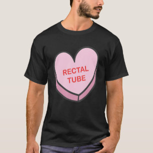 直腸チューブハッピーバレンタインデーハートナースグループ Tシャツ