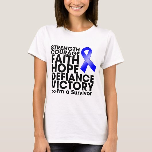 直腸蟹座の希望の強さの勝利 Tシャツ (正面)