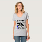 直腸蟹座は私の最も悪い敵に会いました Tシャツ (正面フル)