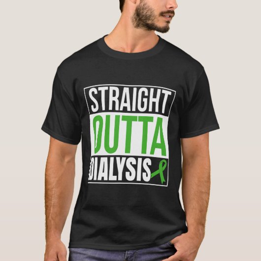 直腸透析腎疾患患者おもしろい Tシャツ (正面)