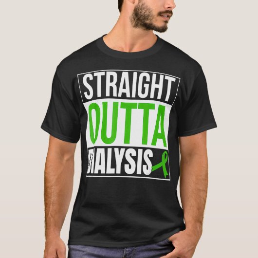 直腸透析腎疾患患者おもしろい Tシャツ (正面)