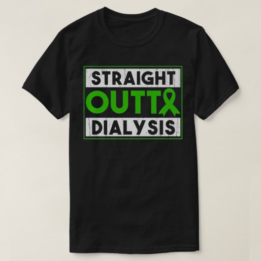 直腸透析腎疾患患者おもしろい Tシャツ (デザイン正面)