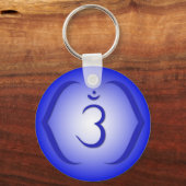 直観チャクラ- Ajna キーホルダー (正面)