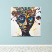 直観力の周回 キャンバスプリント (インサイチュ (ウッドフロア))