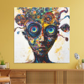 直観力の周回 キャンバスプリント (インサイチュ (リビング))