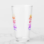 直観感動的信じスピリチュアルの引用文 タンブラーグラス (右)