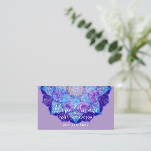 直観曼荼羅 名刺 (スタンド正面)