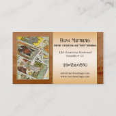 直観透視能力タロットリーダフォト 名刺 (裏面)