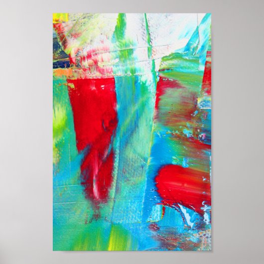 直観 – 抽象芸術絵画の芸術 ポスター (正面)