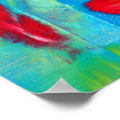 直観 – 抽象芸術絵画の芸術 ポスター (角)