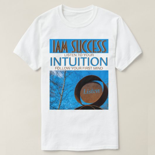直観 Tシャツ (デザイン正面)