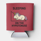 直角三角形と一角獣の眠り 缶クーラー (正面)