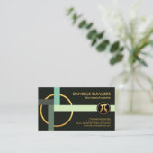 直角接線の数学的シェイプ 名刺 (スタンド正面)