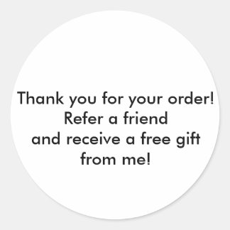 直販のカタログシール ラウンドシール