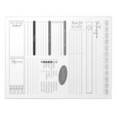 直販Daily Planningメモ帳 ノートパッド (正面)