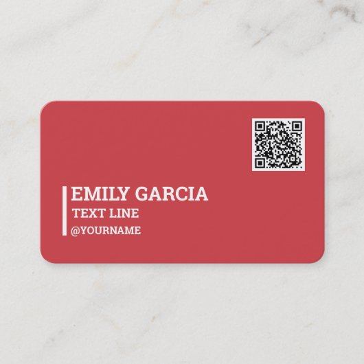 直販MLM QR 名刺 (正面)