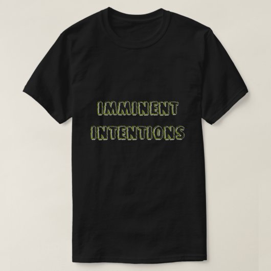 直近の意図 001 Tシャツ (デザイン正面)