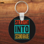 直進2年生新学期2年生 キーホルダー (正面)