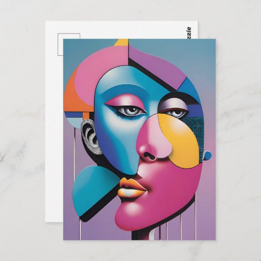 直面した ポストカード (正面/裏面)