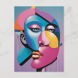 直面した ポストカード