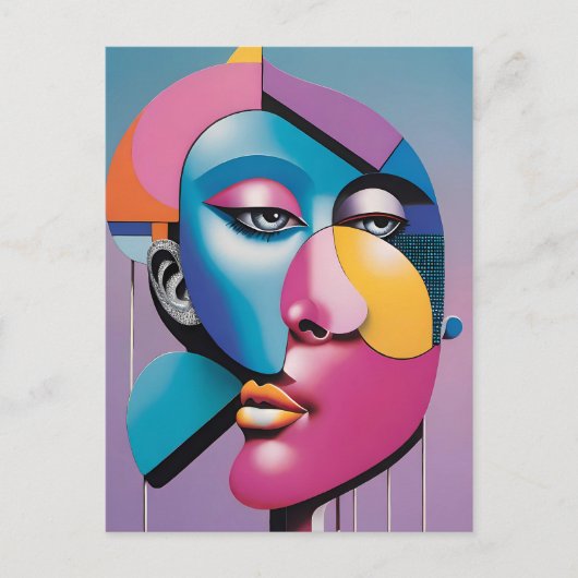 直面した ポストカード (正面)