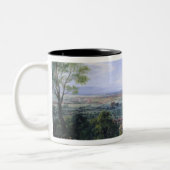 直面するリールの包囲のルイ14世 ツートーンマグカップ (左)