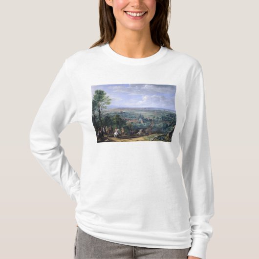 直面するリールの包囲のルイ14世 Tシャツ (正面)