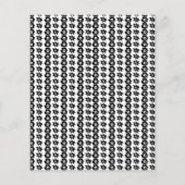 相互に接続された円と チラシ (正面)