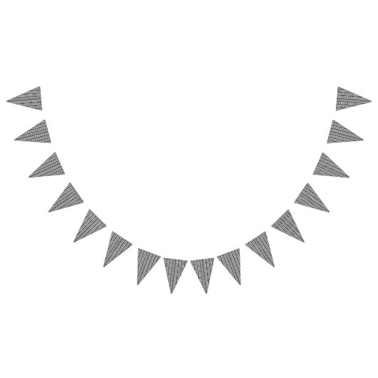 相互に接続された円と バンティングフラッグ (全)