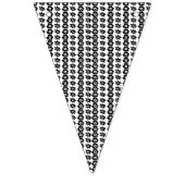 相互に接続された円と バンティングフラッグ (第3の旗)